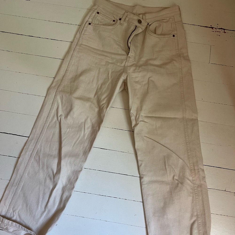 BNWT B Sides PLEIN RELAXED STRAIGHT JEAN CLAIR